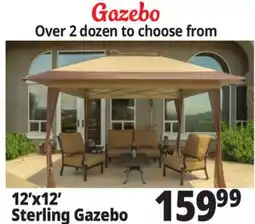 Ocean State Job Lot Sterling 12' x 12' Instant Pop-Up Gazebo offer