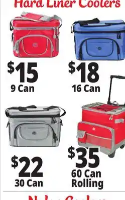 Ocean State Job Lot Hard Lined Coolers offer