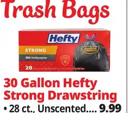 Ocean State Job Lot Hefty Strong Lawn & Leaf 39 Gallon Trash Bags 18 Count offer