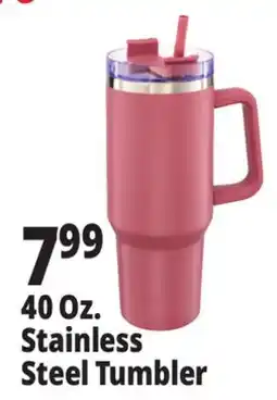 Ocean State Job Lot Double Walled Stainless Steel Tumbler 40 oz offer