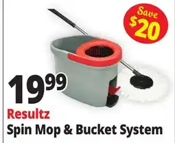 Ocean State Job Lot Spin Mop & Bucket System offer