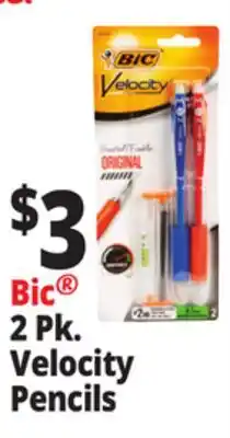 Ocean State Job Lot BIC Velocity Mechanical Pencils 2-Count offer