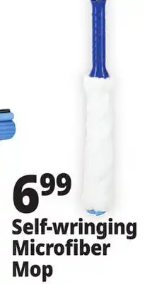 Ocean State Job Lot Gleam Self-Wringing Microfiber Mop offer