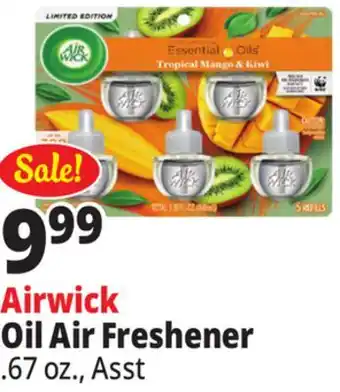 Ocean State Job Lot Air Wick Plug-In Simply Cotton Scented Oil Refills 5 Count offer