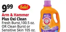 Ocean State Job Lot Arm & Hammer Plus Oxi Clean Stain Fighters Detergent 100.5 oz offer