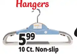Ocean State Job Lot Nest Accents Non-Slip Clothes Hangers 10 Count offer