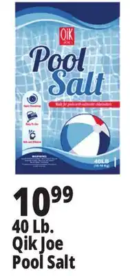 Ocean State Job Lot Pool Salt 40 lbs offer