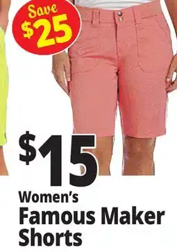 Ocean State Job Lot Women's Famous Maker Shorts offer