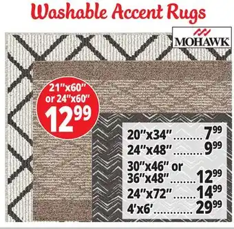 Ocean State Job Lot Washable Accent Rugs offer
