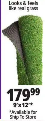 Ocean State Job Lot 9'x12'* Super-Plush Artificial Grass offer