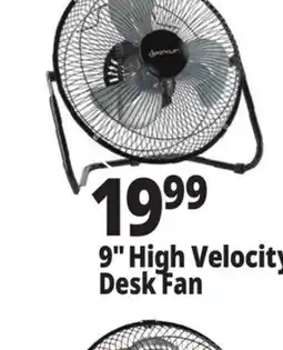 Ocean State Job Lot Penguin High Velocity Desk Fan 9 offer
