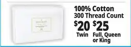 Ocean State Job Lot 100% Cotton 300 Thread Count offer
