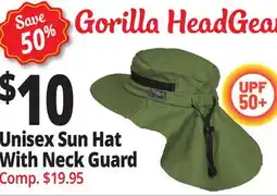 Ocean State Job Lot Unisex Sun Hat With Neck Guard offer