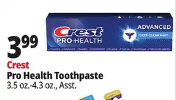 Ocean State Job Lot Crest Pro Health Toothpaste offer