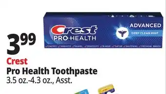 Ocean State Job Lot Crest Pro Health Toothpaste offer
