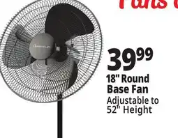 Ocean State Job Lot Penguin Adjustable Pedestal Fan 18 offer