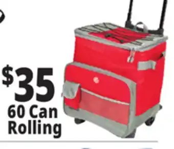 Ocean State Job Lot North Peak Hard Lined Rolling Cooler 60-can offer