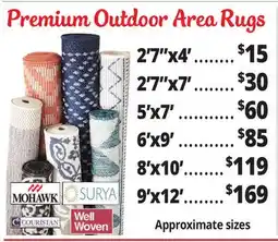 Ocean State Job Lot Premium Outdoor Area Rugs offer
