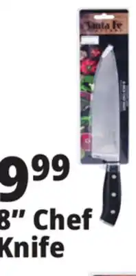 Ocean State Job Lot Santa Fe Professional Grade 8-Inch Chef Knife offer