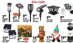 Ocean State Job Lot Solar lights offer