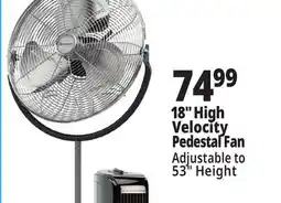 Ocean State Job Lot Penguin High Velocity Pedestal Fan 18 offer