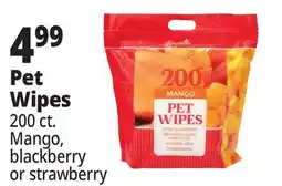 Ocean State Job Lot Pet Wipes offer