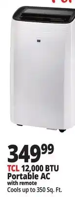 Ocean State Job Lot TCL 12,000 BTU Portable AC offer
