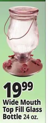 Ocean State Job Lot Perky Pet Top Fill Glass Hummingbird Feeder 24 oz offer