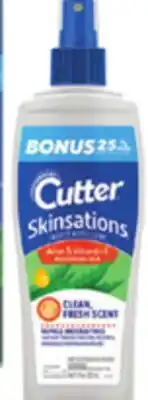 Ocean State Job Lot Cutter Skinsations Insect Repellent 7.5 fl oz offer