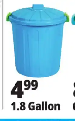 Ocean State Job Lot HemiCasa Small Oscar bin with Lid and Handles 7 L offer
