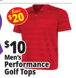 Ocean State Job Lot Men's Performance Golf Tops offer