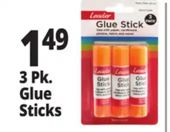Ocean State Job Lot Leader Glue Sticks 3 Count offer