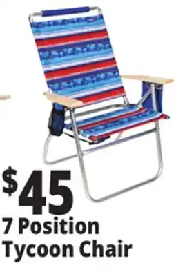 Ocean State Job Lot 7 Position Tycoon Chair offer
