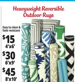 Ocean State Job Lot Heavyweight Reversible Outdoor Rugs offer