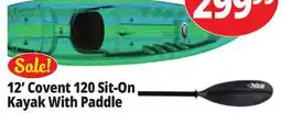 Ocean State Job Lot Pelican Covert Angler Kayak w/ Paddle offer