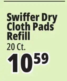 Ocean State Job Lot Swiffer Dry Cloth Pads Refill offer