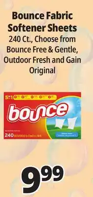Ocean State Job Lot Bounce Fabric Softener Sheets offer