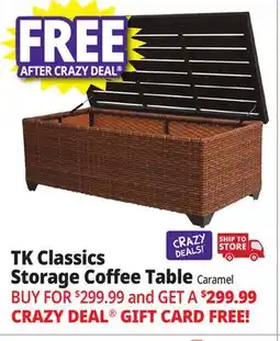 Ocean State Job Lot TK Classics Storage Coffee Table offer