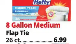 Ocean State Job Lot 8 Gallon Medium Flap Tie offer