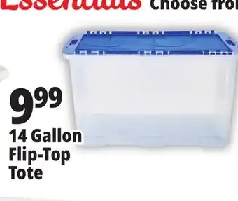 Ocean State Job Lot 14 Gallon Flip-Top Tote offer