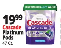 Ocean State Job Lot Cascade Platinum Plus Dishwasher Pods 47 Ct offer