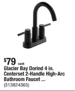 The Home Depot Glacier Bay Dorind Centerset 2-Handle High-Arc Bathroom Faucet... offer