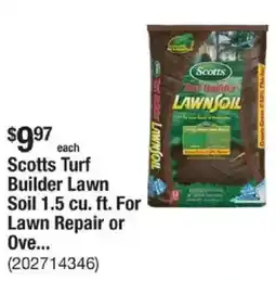 The Home Depot Scotts Turf Builder Lawn Soil 1.5 cu. ft. For Lawn Repair or ove... offer