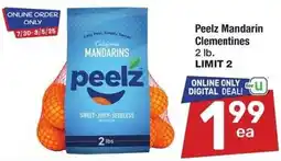 Albertsons Peelz mandarin clementines offer