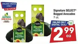 Albertsons Signature select bagged avocados offer
