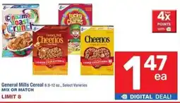 Albertsons General mills cereal offer