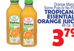 Bravo Supermarkets TROPICANA ESSENTIALS ORANGE JUICE offer