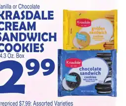 Bravo Supermarkets KRASDALE CREAM SANDWICH COOKIES offer