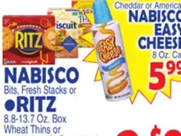 Bravo Supermarkets NABISCO,RITZ OR TRISCUIT CRACKERS offer