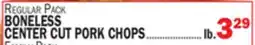 Bravo Supermarkets BONELESS CENTER CUT PORK CHOPS offer